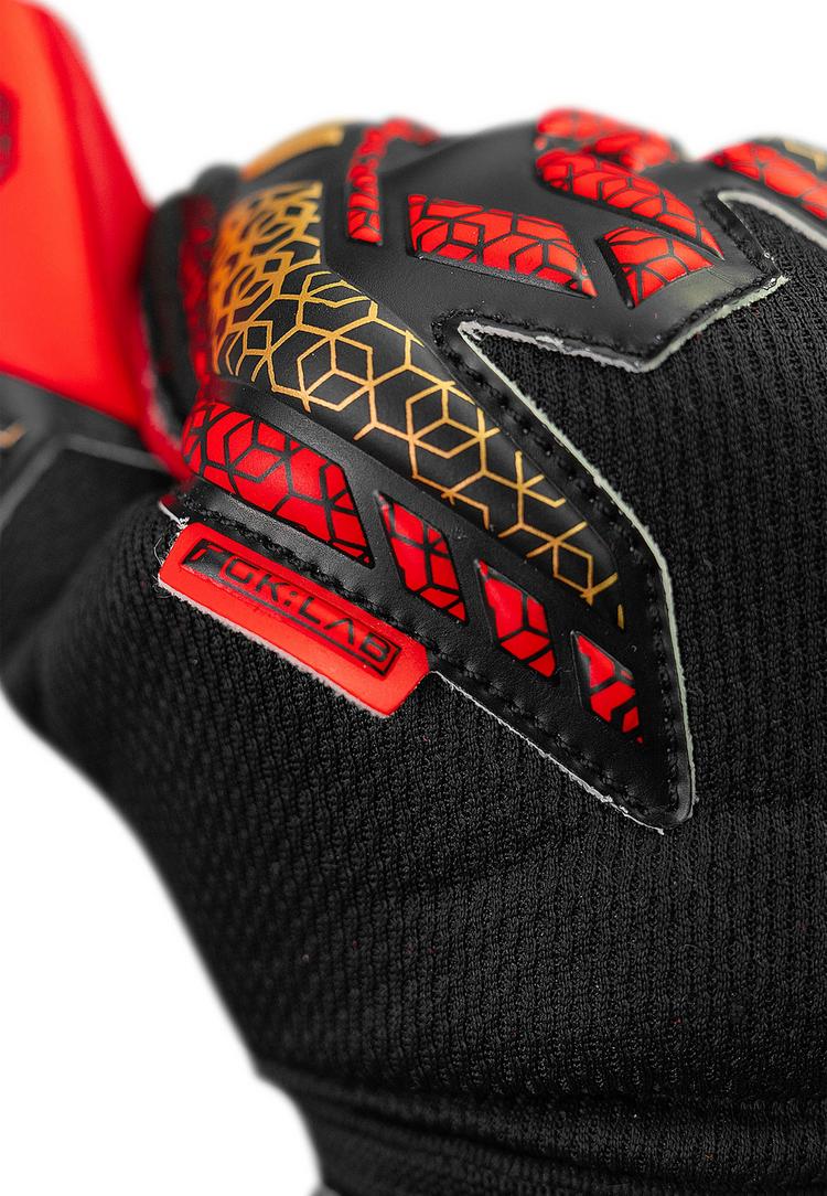 Reusch Reusch Attrakt Silver Torwarthandschuhe - 7075 blck/gold/firy red - 5 | SportScheck