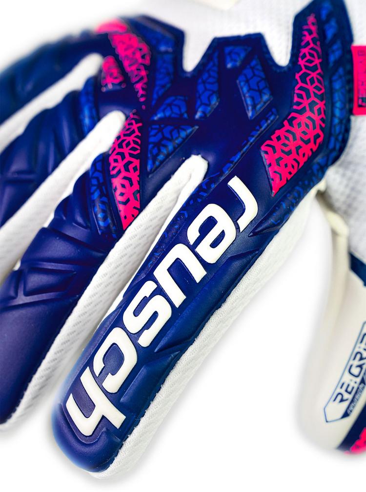 Reusch Reusch Attrakt RE:GRIP NC Junior Torwarthandschuhe - 4310 blue / pink / white - 5 | SportScheck