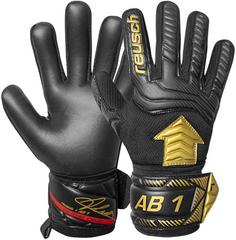 Reusch Attrakt AB1 Silver Junior Torwarthandschuhe 7707 black / gold
