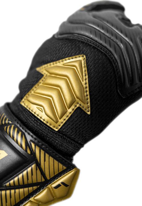 Rückansicht von Reusch Attrakt AB1 Silver Junior Torwarthandschuhe 7707 black / gold