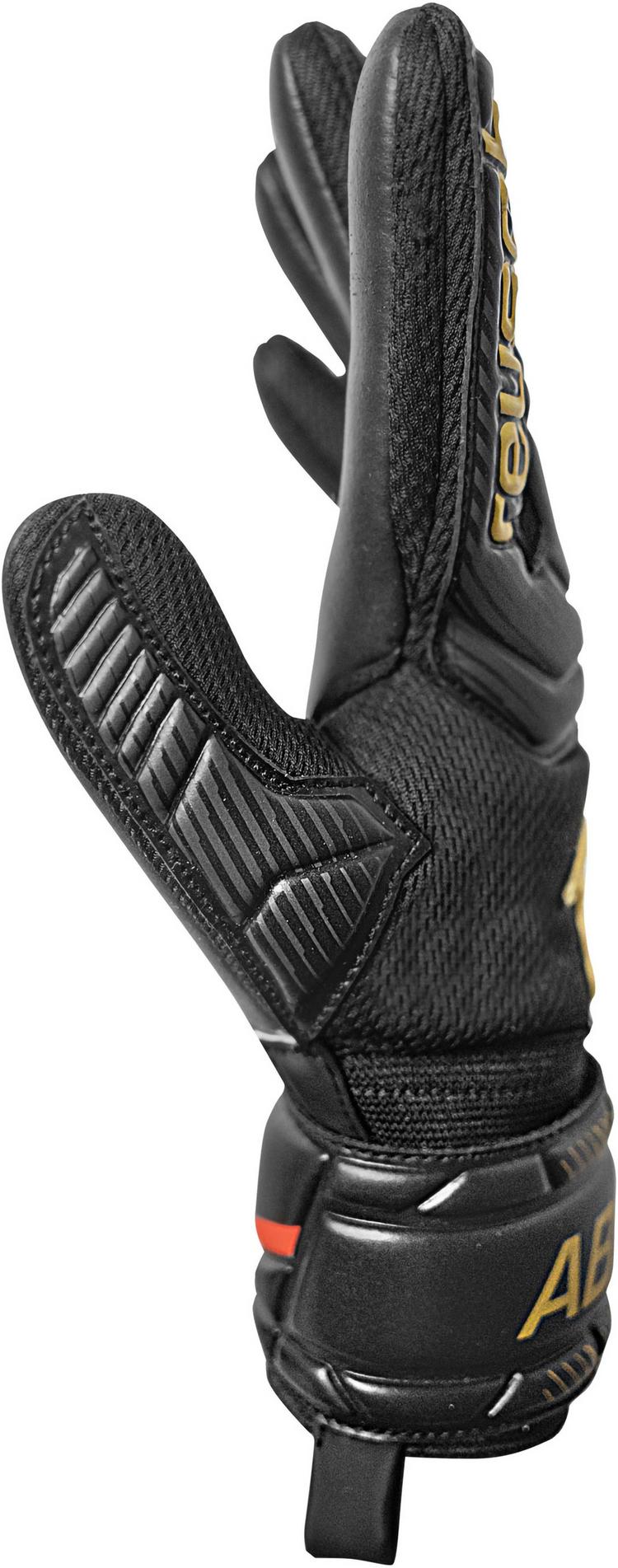 Reusch Reusch Attrakt AB1 Silver Junior Torwarthandschuhe - 7707 black / gold - 2 | SportScheck