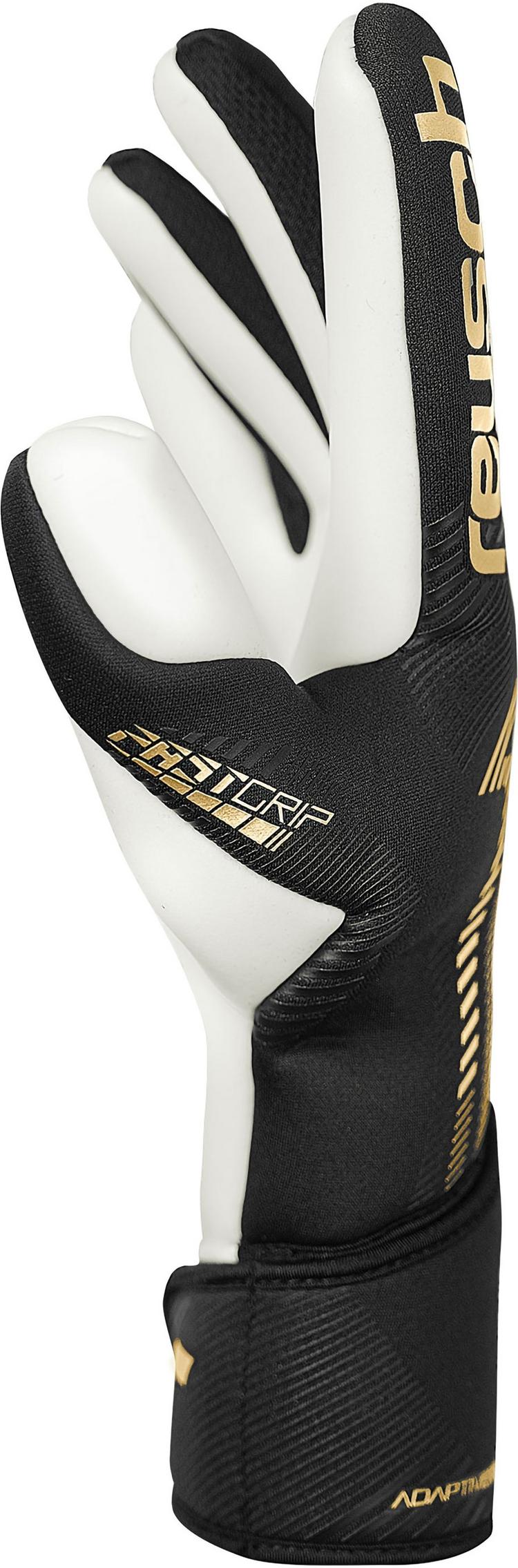 Reusch Reusch Fastgrip Gold Torwarthandschuhe - 7707 black / gold - 4 | SportScheck