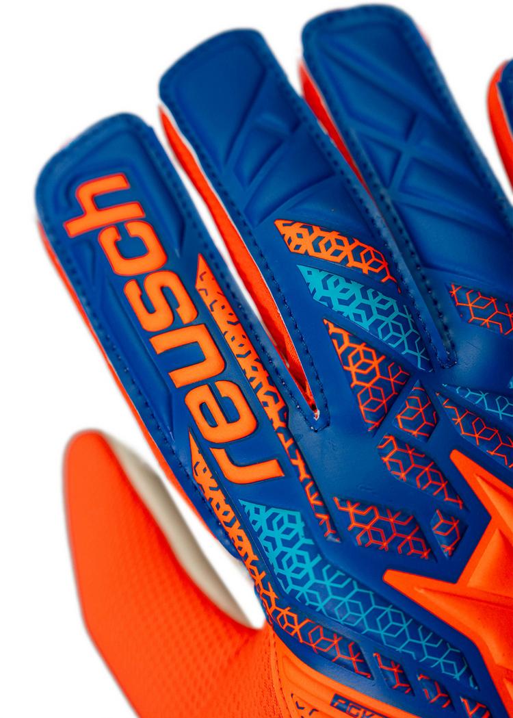 Reusch Reusch Attrakt Starter Solid Junior Torwarthandschuhe - 2290 shocking orange/blue - 3 | SportScheck