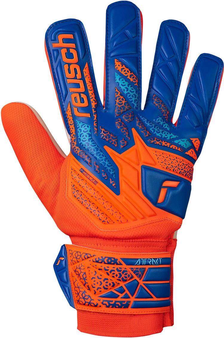 Reusch Reusch Attrakt Starter Solid Junior Torwarthandschuhe - 2290 shocking orange/blue - 4 | SportScheck
