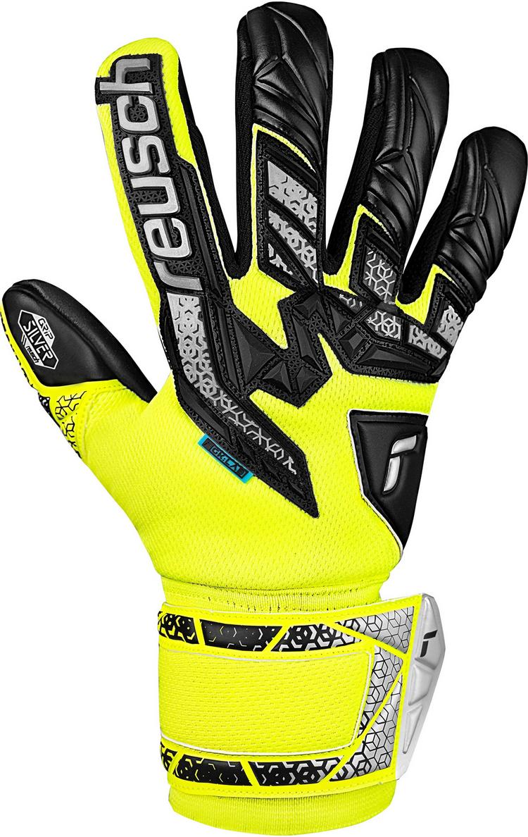 Reusch Reusch Attrakt Freegel Silver Torwarthandschuhe - 2025 safe yell/silver/black - 3 | SportScheck