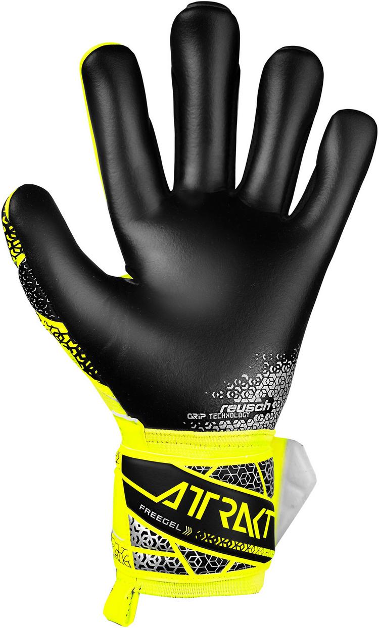 Reusch Reusch Attrakt Freegel Silver Torwarthandschuhe - 2025 safe yell/silver/black - 4 | SportScheck