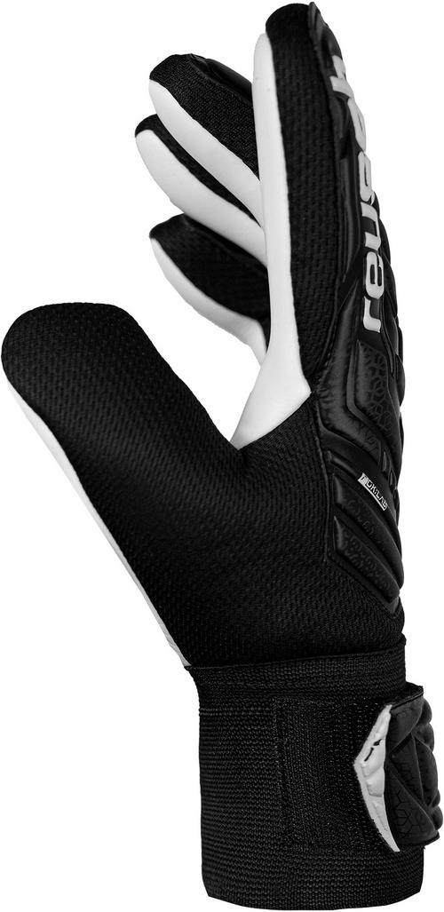 Rückansicht von Reusch Attrakt Starter Solid Junior Torwarthandschuhe 7700 black