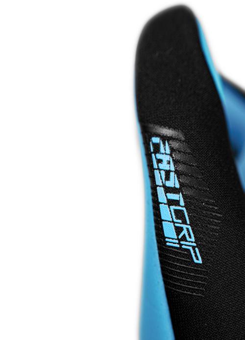 Rückansicht von Reusch Fastgrip Aqua Junior Torwarthandschuhe 7736 blck/aqua blue