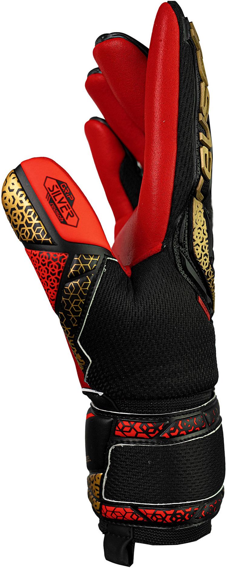 Reusch Reusch Attrakt Freegel Silver Torwarthandschuhe - 7075 blck/gold/firy red - 0 | SportScheck