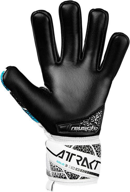 Rückansicht von Reusch Attrakt Gold NC Junior Torwarthandschuhe 1125 whit/silver/black