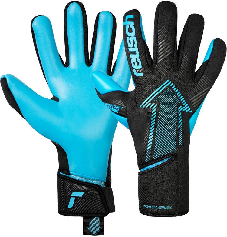 Reusch Reusch Fastgrip Aqua Torwarthandschuhe - 7736 blck/aqua blue - 0 | SportScheck