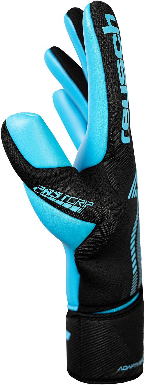 Rückansicht von Reusch Fastgrip Aqua Torwarthandschuhe 7736 blck/aqua blue