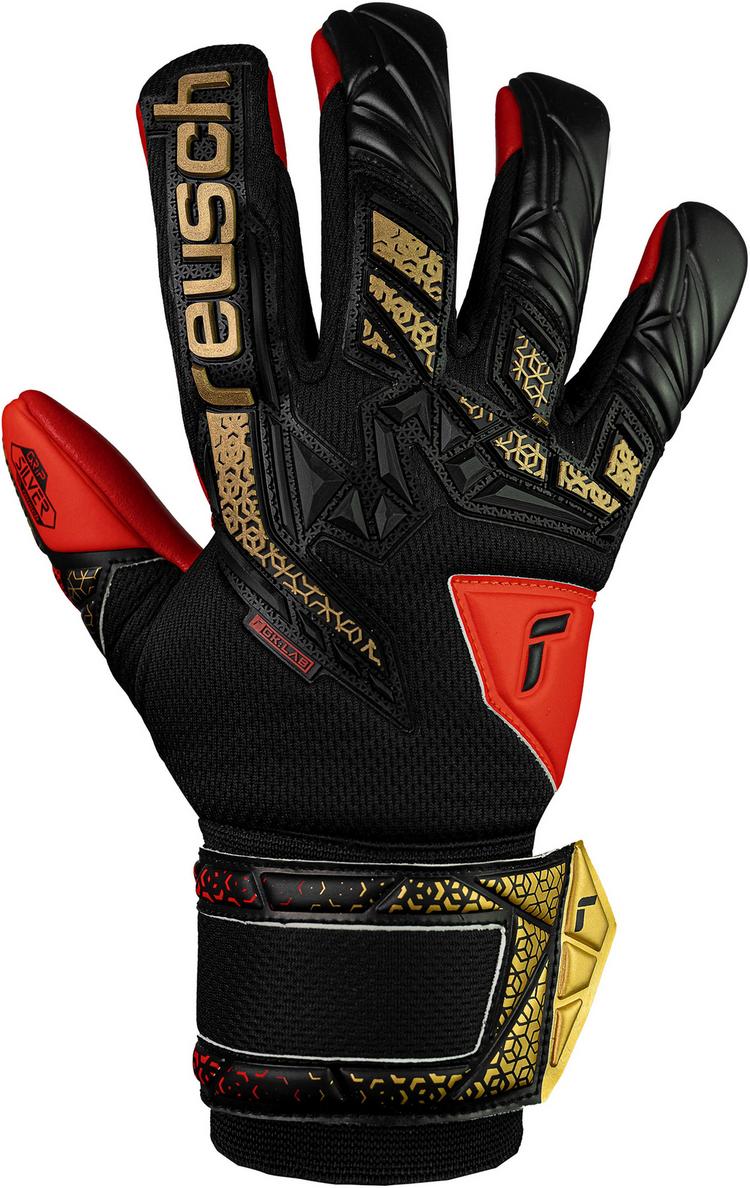 Reusch Reusch Attrakt Freegel Silver Torwarthandschuhe - 7075 blck/gold/firy red - 5 | SportScheck