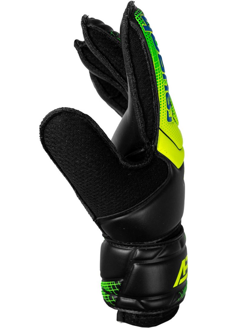 Reusch Reusch Attrakt AB1 Solid Junior Torwarthandschuhe - 7052 black/safety yellow/blck - 0 | SportScheck