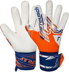 Reusch Attrakt Silver Torwarthandschuhe 2500 shock orng/energ blue