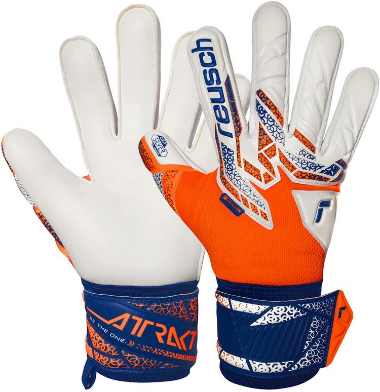 Reusch Reusch Attrakt Silver Torwarthandschuhe - 2500 shock orng/energ blue - 0 | SportScheck