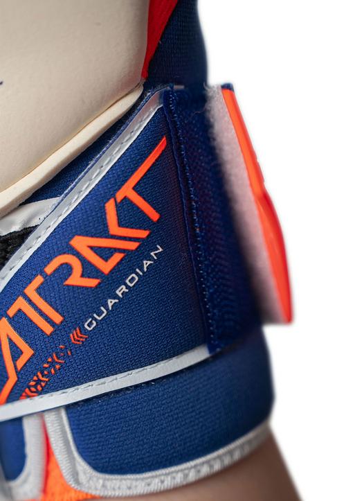 Rückansicht von Reusch Attrakt Gold X Guardian Torwarthandschuhe 2500 shock orng/energ blue