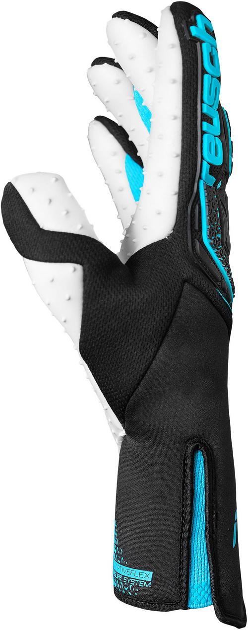 Rückansicht von Reusch Attrakt Freegel SpeedBump Strapless Torwarthandschuhe 7782 black/bachelor button