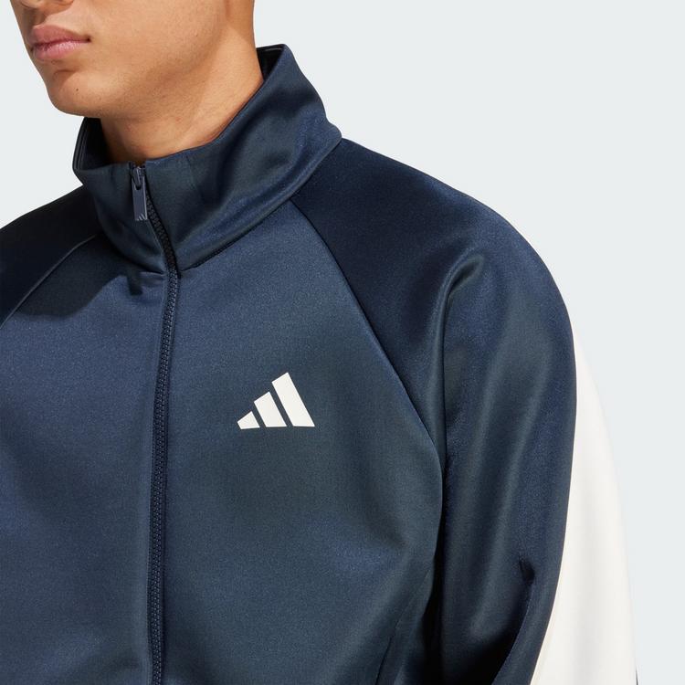 adidas adidas Stadium Trainingsjacke Trainingsanzug Herren - Aurora Ink / Off White - 0 | SportScheck