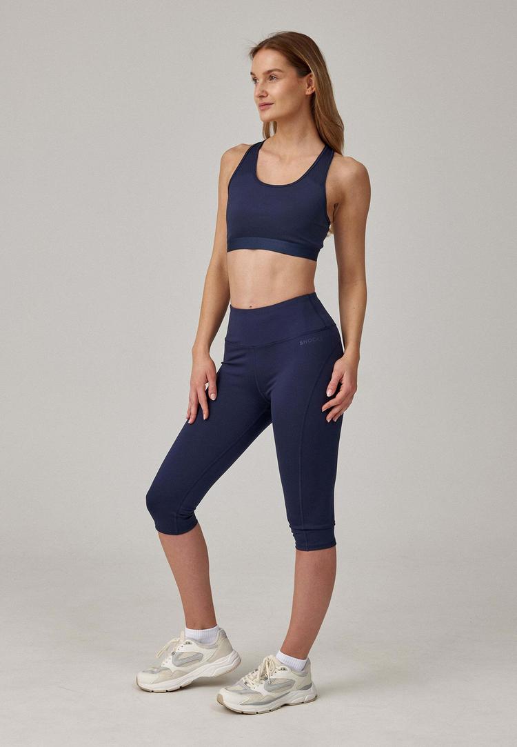Snocks Snocks Capri Leggings Tights Damen - Dunkelblau - 2 | SportScheck
