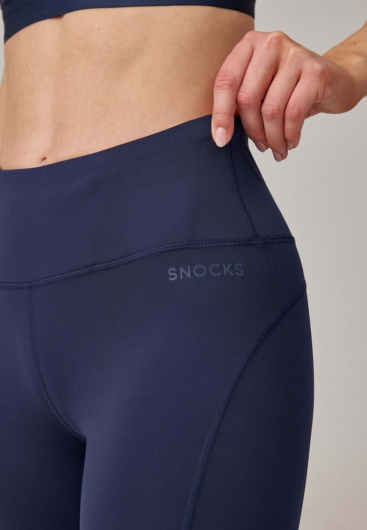 Snocks Snocks Capri Leggings Tights Damen - Dunkelblau - 4 | SportScheck