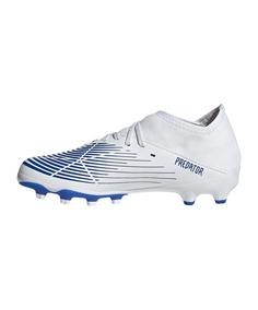 Rückansicht von adidas Predator EDGE.3 MG Diamond Edge Jr Kids Fußballschuhe Kinder weissblau