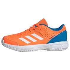 adidas Court Stabil Schuh Hallenschuhe Kinder Orange / Cloud White / Cloud White