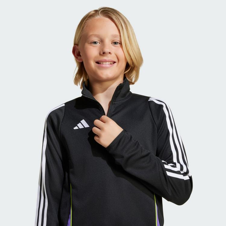 adidas adidas Tiro 24 Slim Kids Trainingshose Trainingshose Kinder - Black / Purple Rush - 1 | SportScheck