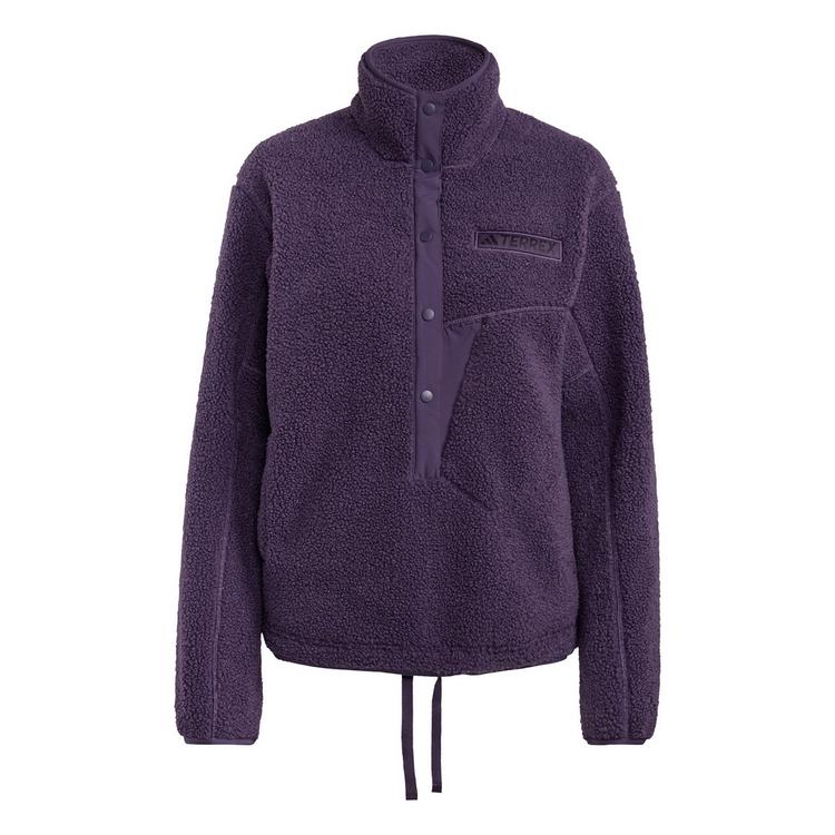 adidas adidas Terrex Xploric High Pile Fleece Oberteil Fleecejacke Damen - Aurora Plum - 0 | SportScheck