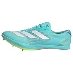adidas Adizero Finesse Spike-Schuh Laufschuhe Flash Aqua / Zero Metalic / Lucid Lemon