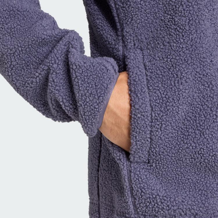 adidas adidas Terrex Xploric High Pile Fleece Oberteil Fleecejacke Herren - Preloved Violet - 1 | SportScheck