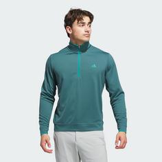 Rückansicht von adidas Lightweight Half-Zip Oberteil Sweatshirt Herren Preloved Teal