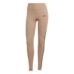 adidas Optime 3-Streifen Full-Length Leggings Leggings Damen Chalky Brown