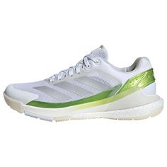 adidas Crazyquick BOOST Padel-Schuh Tennisschuhe Damen Cloud White / Zero Metalic / Lucid Lemon