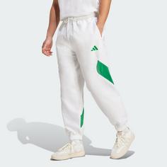 Rückansicht von adidas Stadium Hose Trainingshose Herren White / Green