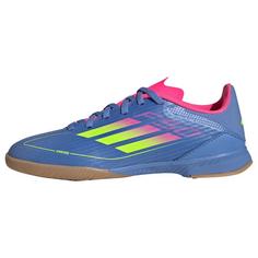 adidas F50 League Kids IN Fußballschuh Fußballschuhe Kinder Blue Fusion / Lucid Lemon / Lucid Pink