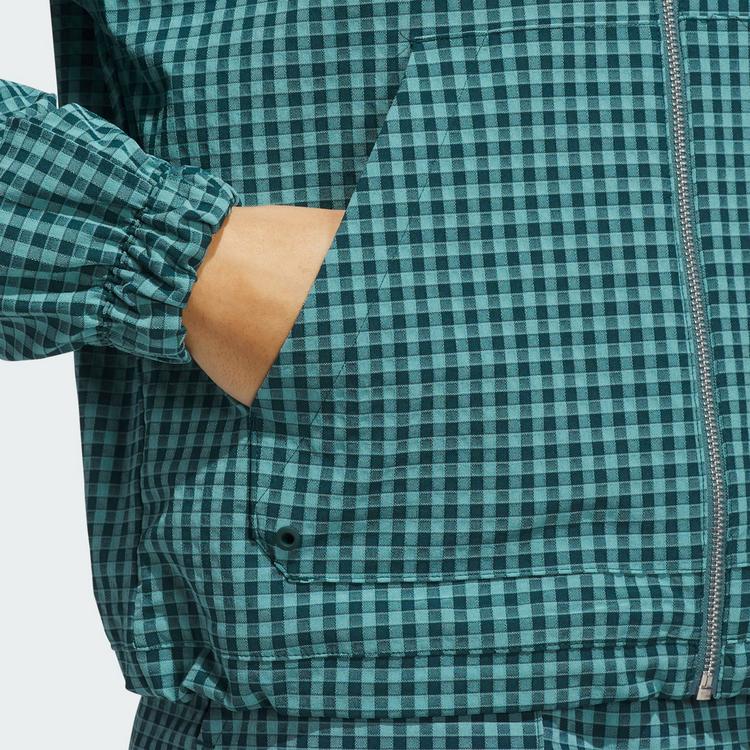 adidas adidas Ultimate365 Gingham Jacke Trainingsjacke Damen - Aurora Ivy - 0 | SportScheck