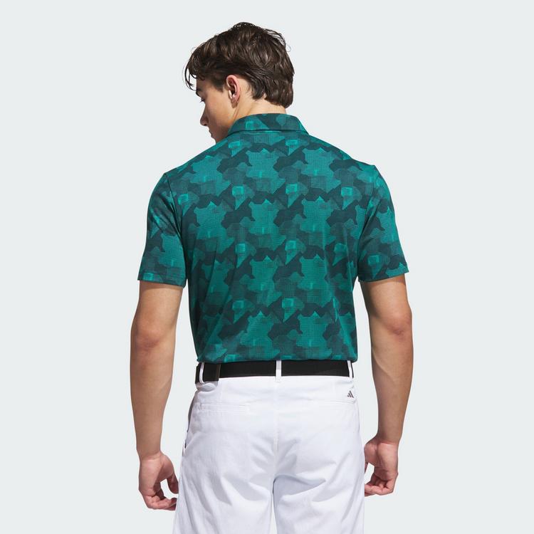adidas adidas Go-To Printed Poloshirt Funktionsshirt Herren - Pure Teal / Aurora Ivy - 1 | SportScheck