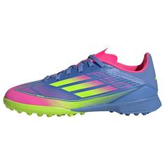 adidas F50 League Kids TF Fu&szlig;ballschuh Fu&szlig;ballschuhe Kinder Blue Fusion / Lucid Lemon / Lucid Pink