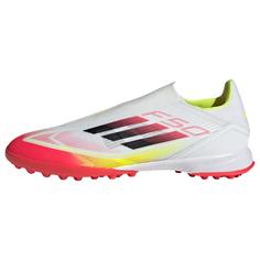 adidas F50 League Laceless TF Fußballschuh Fußballschuhe Cloud White / Core Black / Solar Yellow