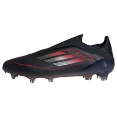 adidas F50 Elite Laceless FG Fußballschuh Fußballschuhe Herren Core Black / Iron Metallic / Lucid Red