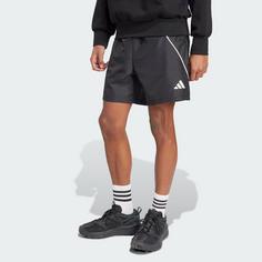 Rückansicht von adidas Stadium Shorts Funktionsshorts Herren Black / Off White
