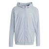 adidas Tech Apparel Trainingsjacke Hoodie Herren - Halo Silver / Lime Burst