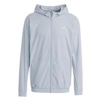 adidas Tech Apparel Trainingsjacke Hoodie Herren - Halo Silver / Lime Burst