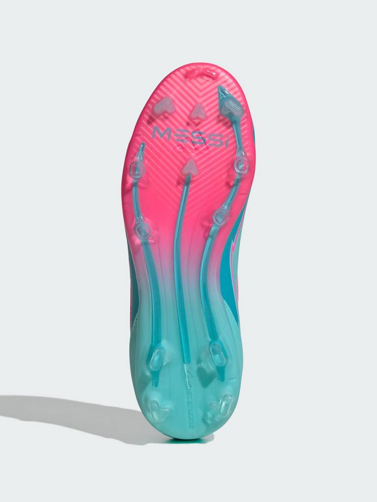 adidas adidas F50 Elite Messi Kids FG Fu&szlig;ballschuh Fu&szlig;ballschuhe Kinder - Flash Aqua / Lucid Pink / Lucid Cyan - 1 | SportScheck
