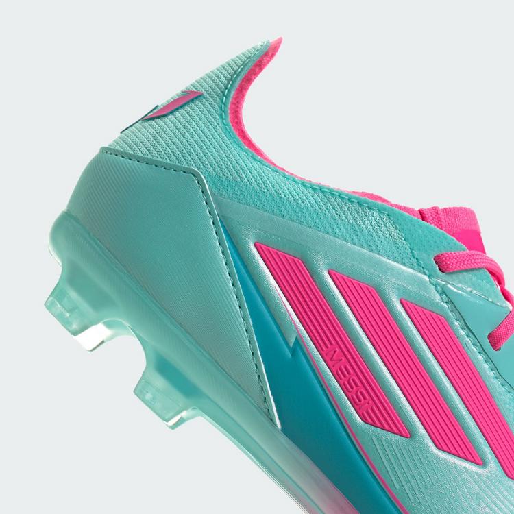 adidas adidas F50 Elite Messi Kids FG Fu&szlig;ballschuh Fu&szlig;ballschuhe Kinder - Flash Aqua / Lucid Pink / Lucid Cyan - 5 | SportScheck
