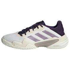 adidas Barricade 13 Tennisschuhe Tennisschuhe Damen Core White / Powder Plum / Aurora Plum