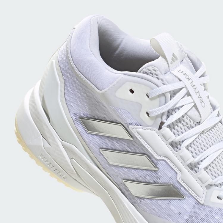 adidas adidas Crazyflight 6 Mid Indoor Schuh Hallenschuhe Damen - Cloud White / Silver Metallic / Core Black - 6 | SportScheck