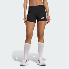 Rückansicht von adidas 3-Streifen Volleyball Shorts Tights Damen Black