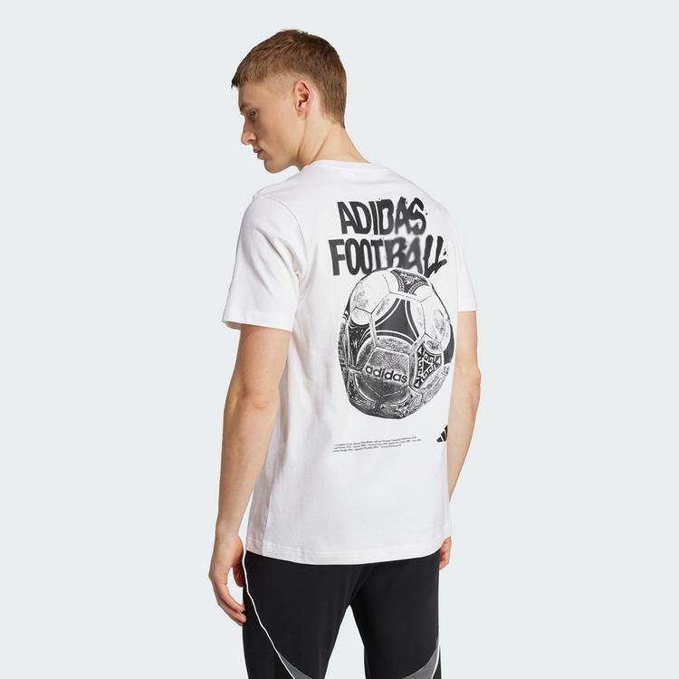 adidas adidas Fu&szlig;ball Tango History Grafik T-Shirt Funktionsshirt Herren - White - 1 | SportScheck